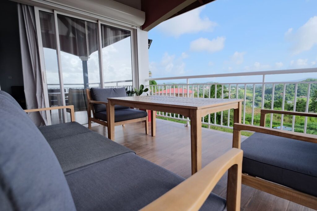 Terre et Passion - Suite Piton - Salon de Terrasse