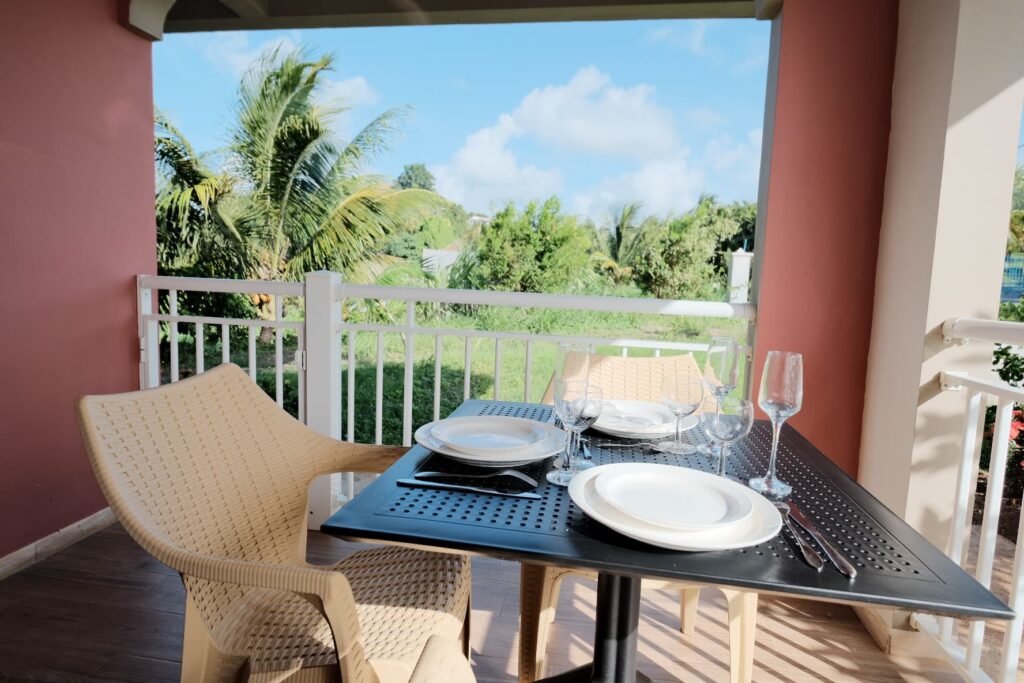 Suite tropicale- Terre et Passion- Ducos - Balcon avec vue