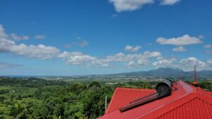 Terre et Passion - Vue aérienne depuis toit résidence