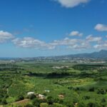 Vue aérienne Pions Carbet depuis Terre et Passion